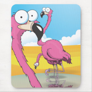 Flamingos Mouse Pad