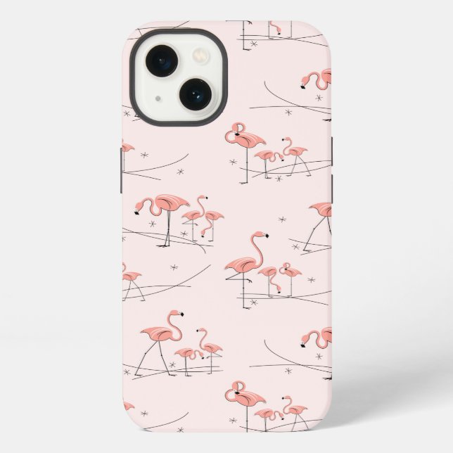 Flamingos Multi Pink iPad Mini case (Back)