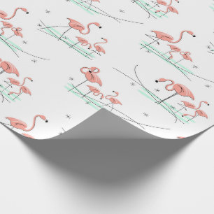 Flamingos Multi wrapping paper