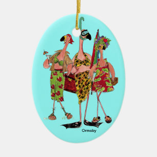 Flamingos Ornament