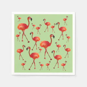 Flamingos  Paper Napkins