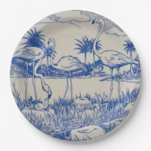  Flamingos Party Plate