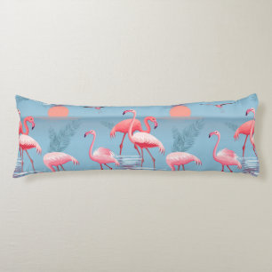 Flamingos Pattern 1 Body Pillow