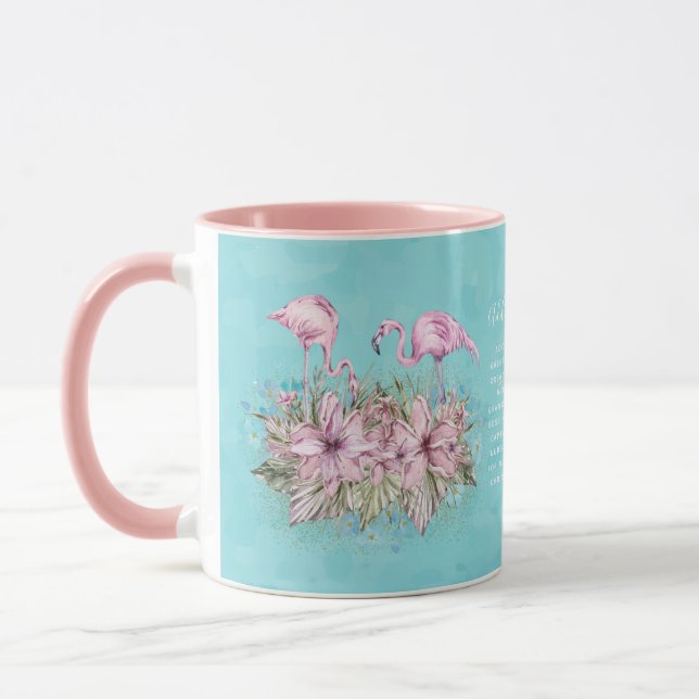 FLAMINGOS Personalized Mug (Left)
