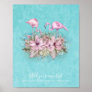 FLAMINGOS Personalized Poster