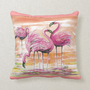 Flamingos- pillow