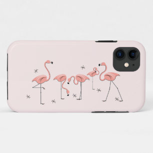 Flamingos Pink Group iPhone 11 case