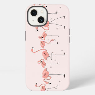 Flamingos Pink Line iPad Mini case