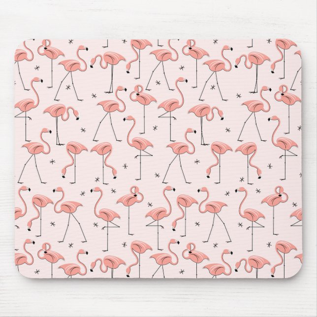 Flamingos Pink mousepad (Front)