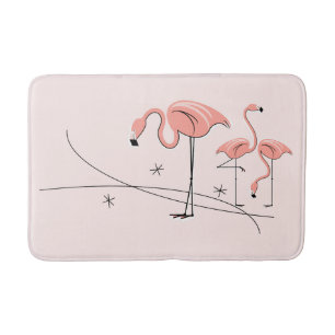Flamingos Pink Trio 3 bath mat