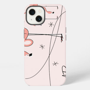 Flamingos Pink Trio 3 'Monogram' iPad Mini case