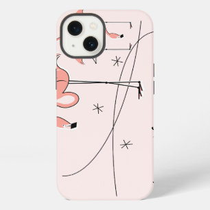 Flamingos Pink Trio 3 'Name' iPad case