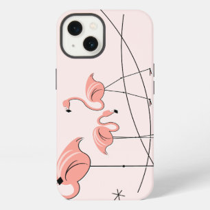 Flamingos Pink Trio 'Name' iPad Mini case