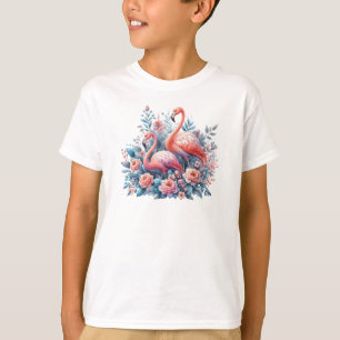 Flamingos Sublimation  T-Shirt