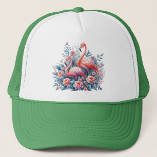 Flamingos Sublimation Trucker Hat