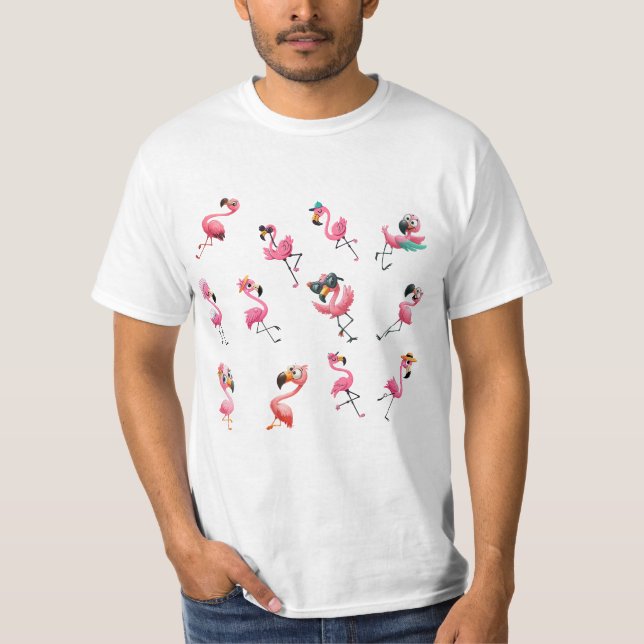 Flamingos T-Shirt (Front)