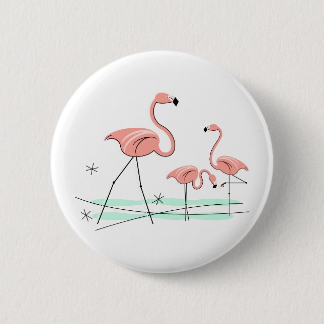 Flamingos Trio 2 button (Front)