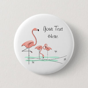 Flamingos Trio 4 'Text' button