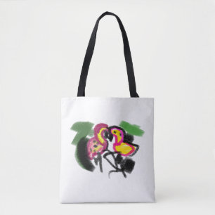 Flaming's love tote bag