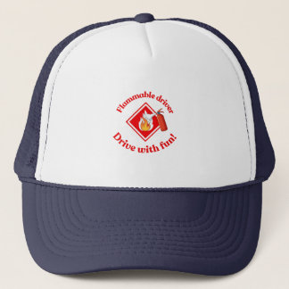 Flammable Driver Trucker Gift | Funny ADR Hazmat Hat