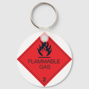 Flammable Gas Keychain