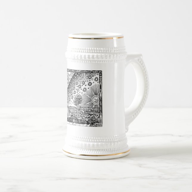 Flammarion engraving beer stein (Front Right)
