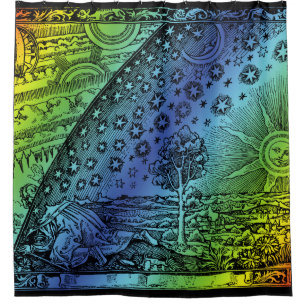 Flammarion Heaven and Earth Engraving Artwork
