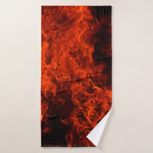 Flamme arrière - plan feu noir chaud