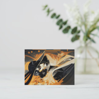 Flamme femme, art déco, vol 3 - Carte de lecture