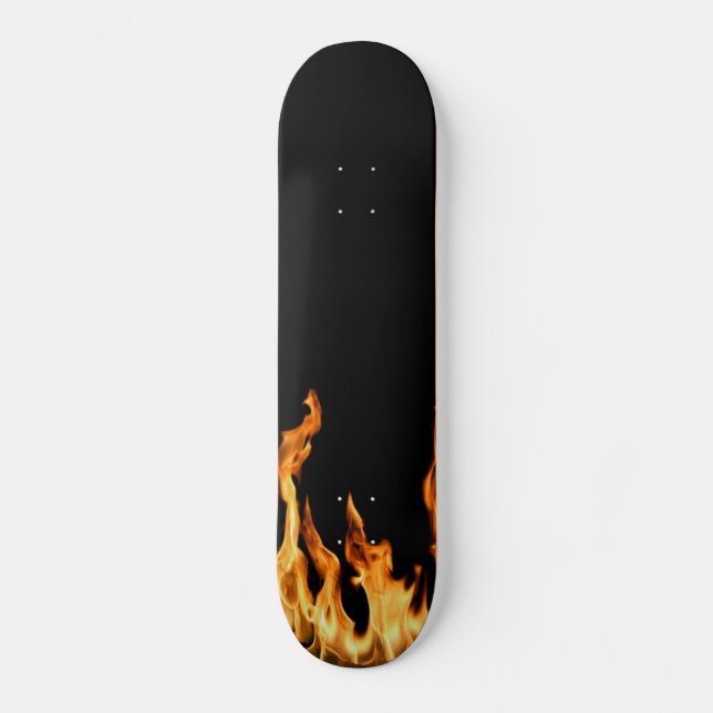 Flammen – Flamme – Flame – Flames – Feuer – Fire Skateboard (Front)