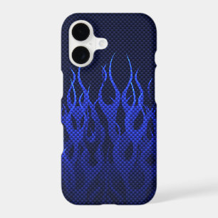 Flammes bleues Decor sur un
