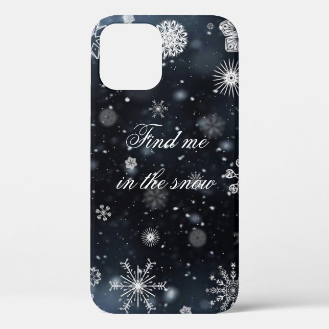 Flammes de neige d'hiver Coque-Mate coque iphone (Verso)