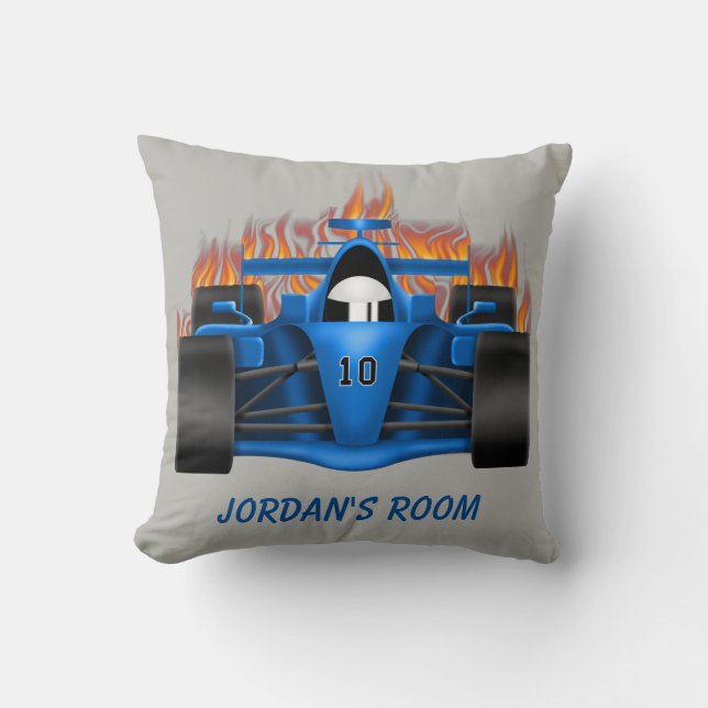 Flammes de voiture de course du coussin des (Recto)