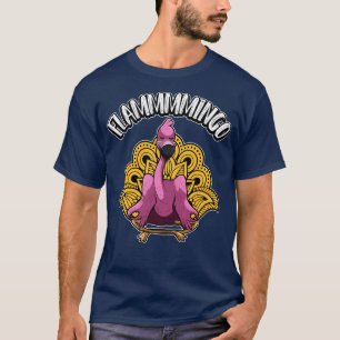 Flammmmingo Yoga Flamingo Meditates T-Shirt