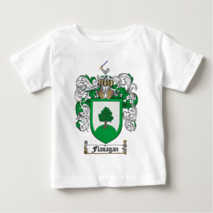 FLANAGAN FAMILY CREST -  FLANAGAN COAT OF ARMS BABY T-Shirt