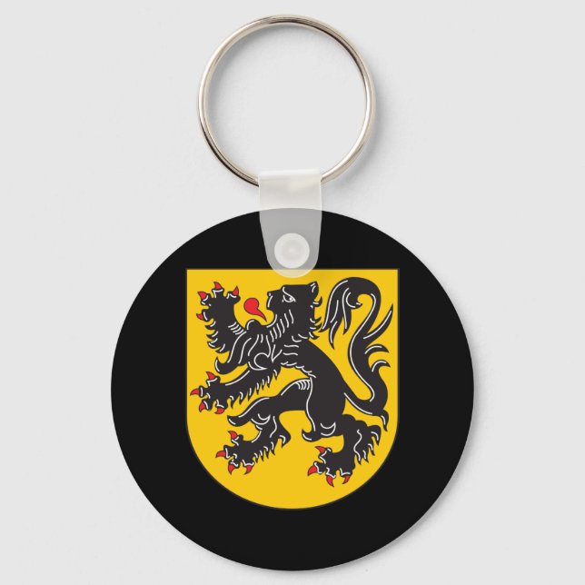 Flanders Coat Of Arms Keychain (Front)