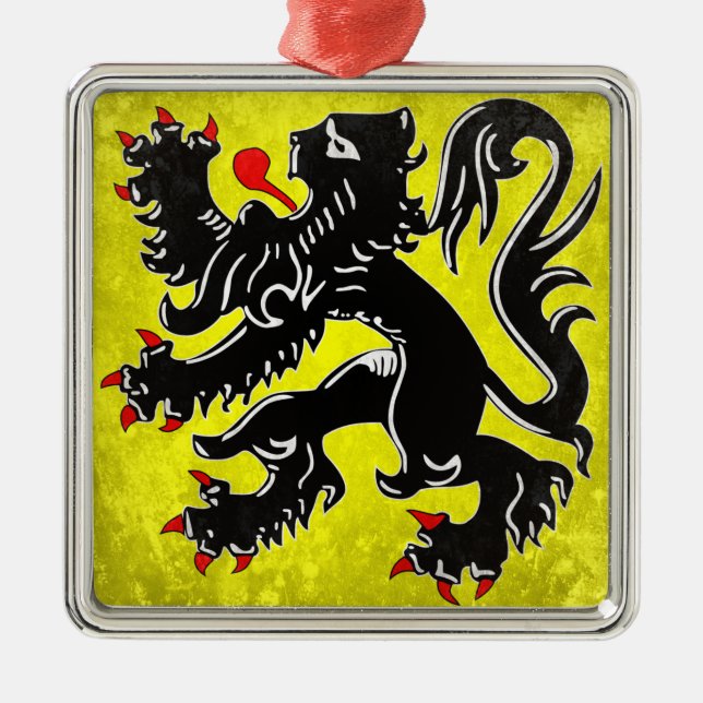 Flanders Metal Ornament (Front)