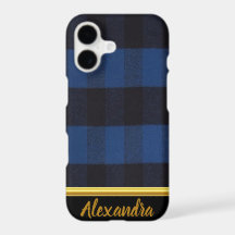 Flannel Buffalo Plaid Blue  lumberjack texture