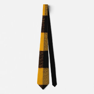 Flannel Buffalo Plaid Yellow lumberjack texture Tie
