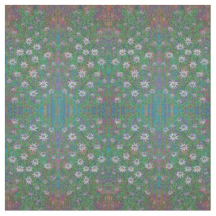 Flannel flower combed cotton fabric