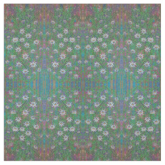 Flannel flower combed cotton fabric