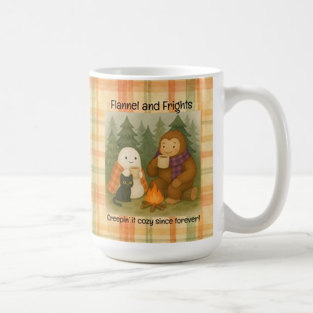 Flannel & Frights Fall Mug – Personalized  (Right)