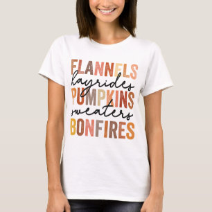 Flannels Hayrides Pumpkins Vintage Sweaters Bonfir