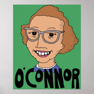Flannery O'Connor wall poster