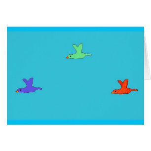 "Flap flap flap" card