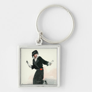 Flapper and Roadster Keychain