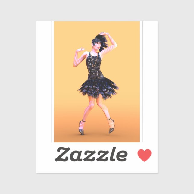 Flapper Dancing Vintage (Sheet)