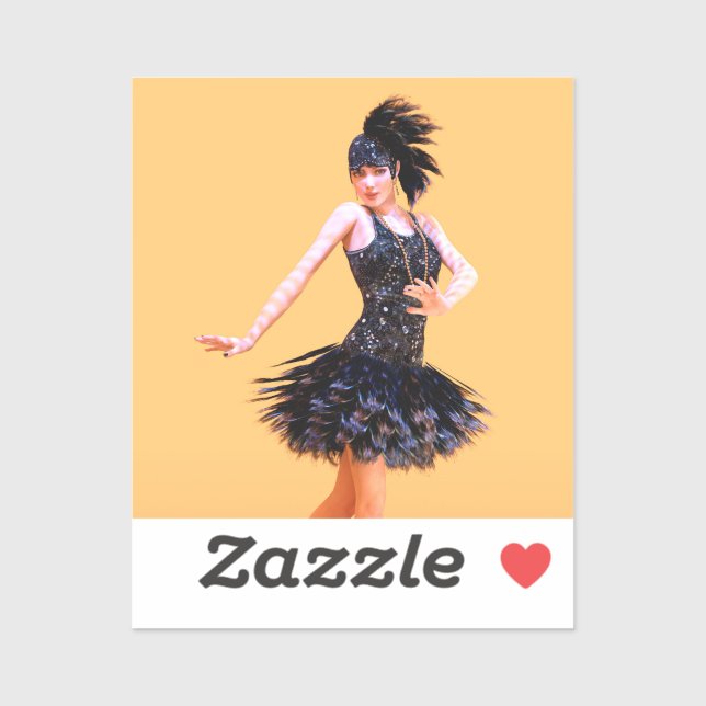 Flapper Dancing Vintage (Sheet)