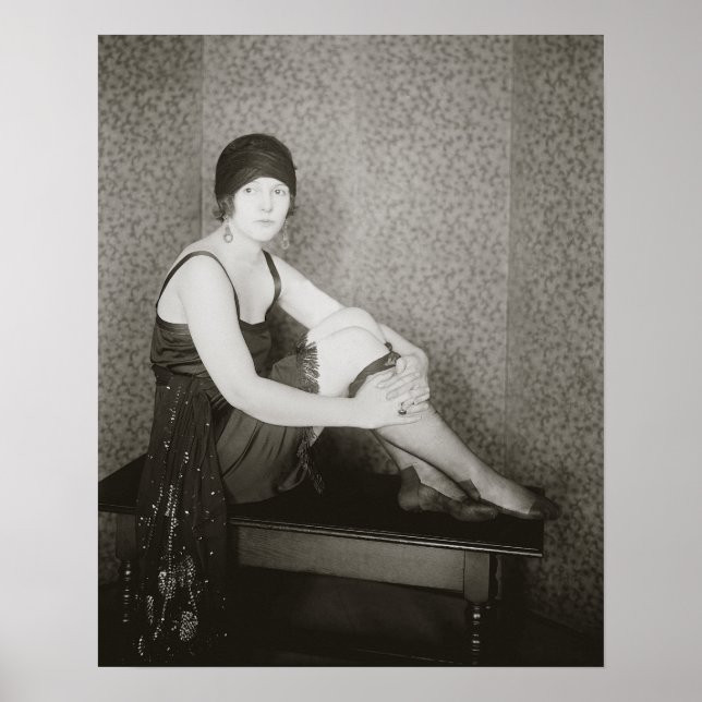 Flapper Fashion, 1922. Vintage Photo Poster (Front)
