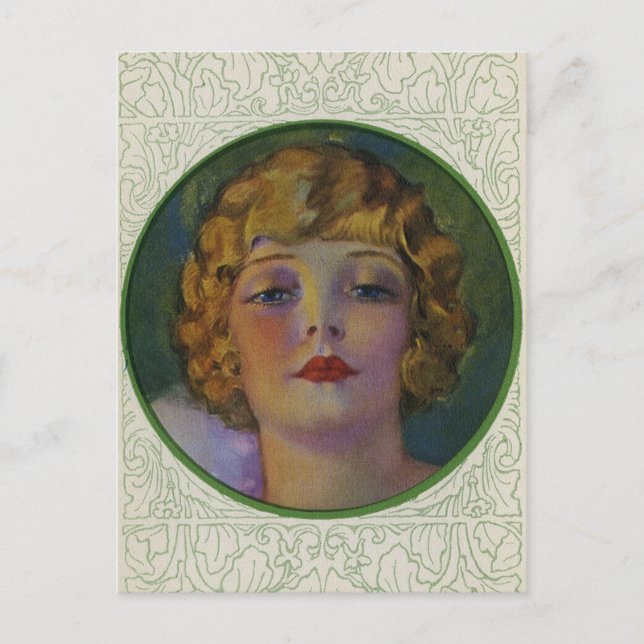 Flapper  Girl Postcard (Front)